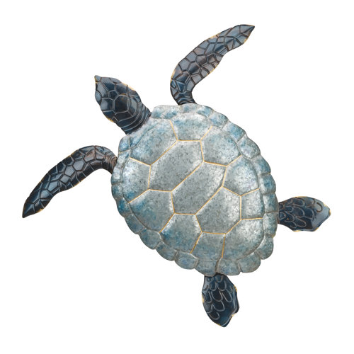 Regal Art & Gift Galvanized Sea Turtle Wall Décor & Reviews Wayfair